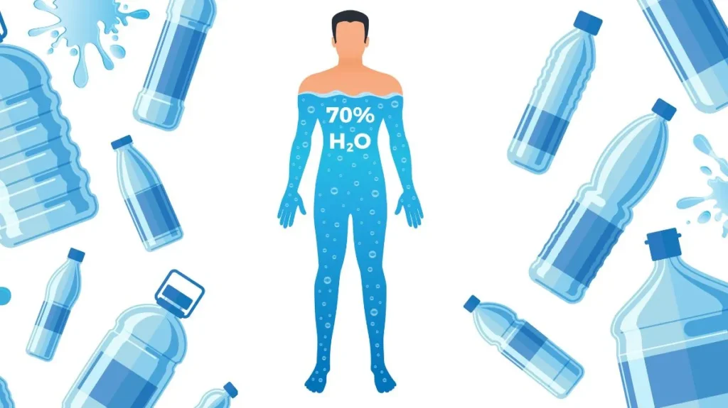 Corpo humano é composto 60 a 70% de água, importância da hidratação